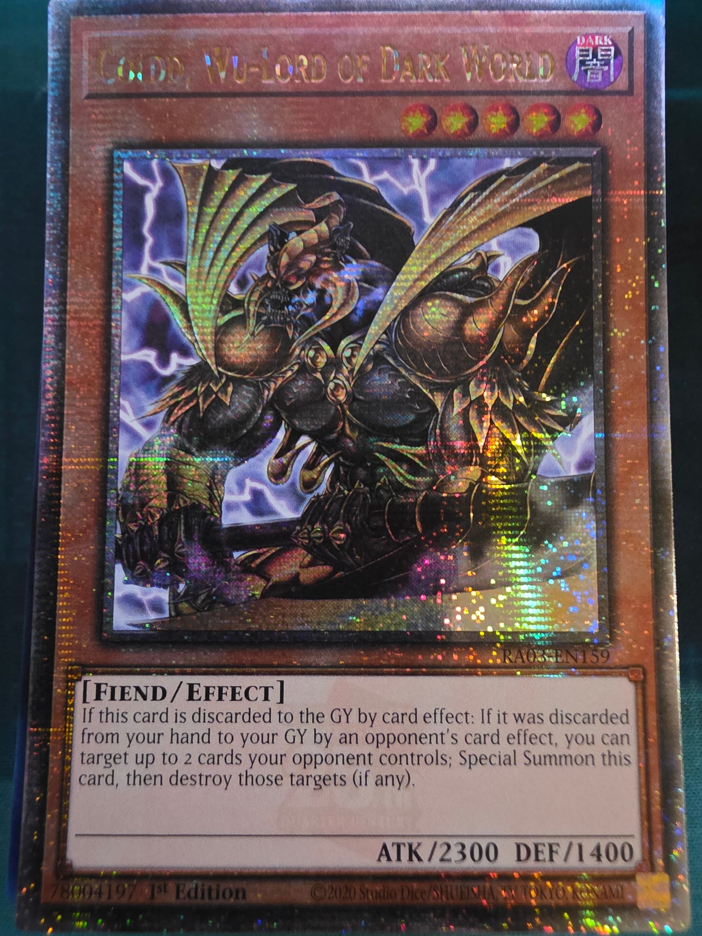 Ydda Wu-Lord of Dark World MAMA-EN059 Ultimate Rare
