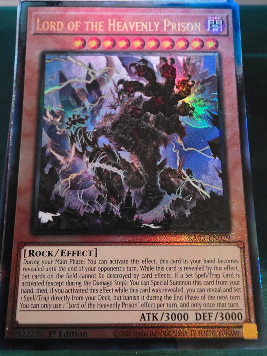 Lord of the Heavenly Prison - ROTD-EN024 - Ultra Rare - 1st Edition