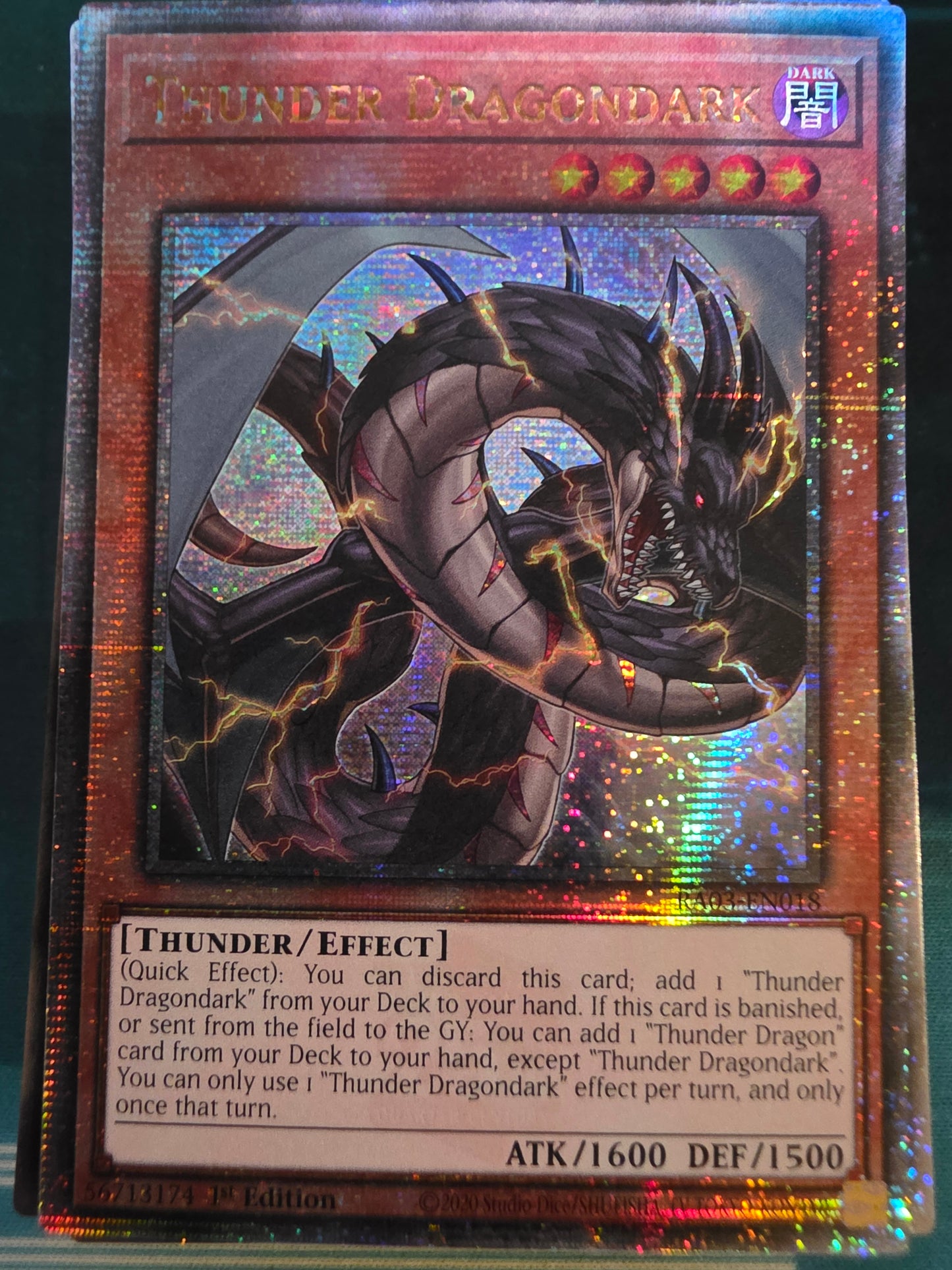 Thunder Dragondark - Yu-Gi-Oh! Secret Rare