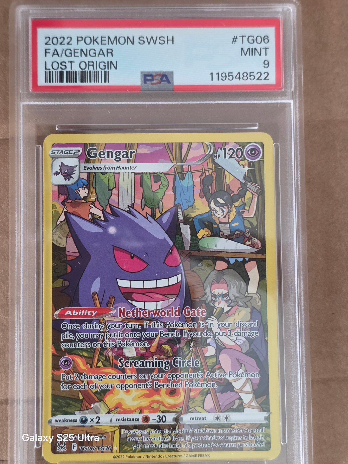 Pokemon Lost Origin Gengar TG06 Alternative Art