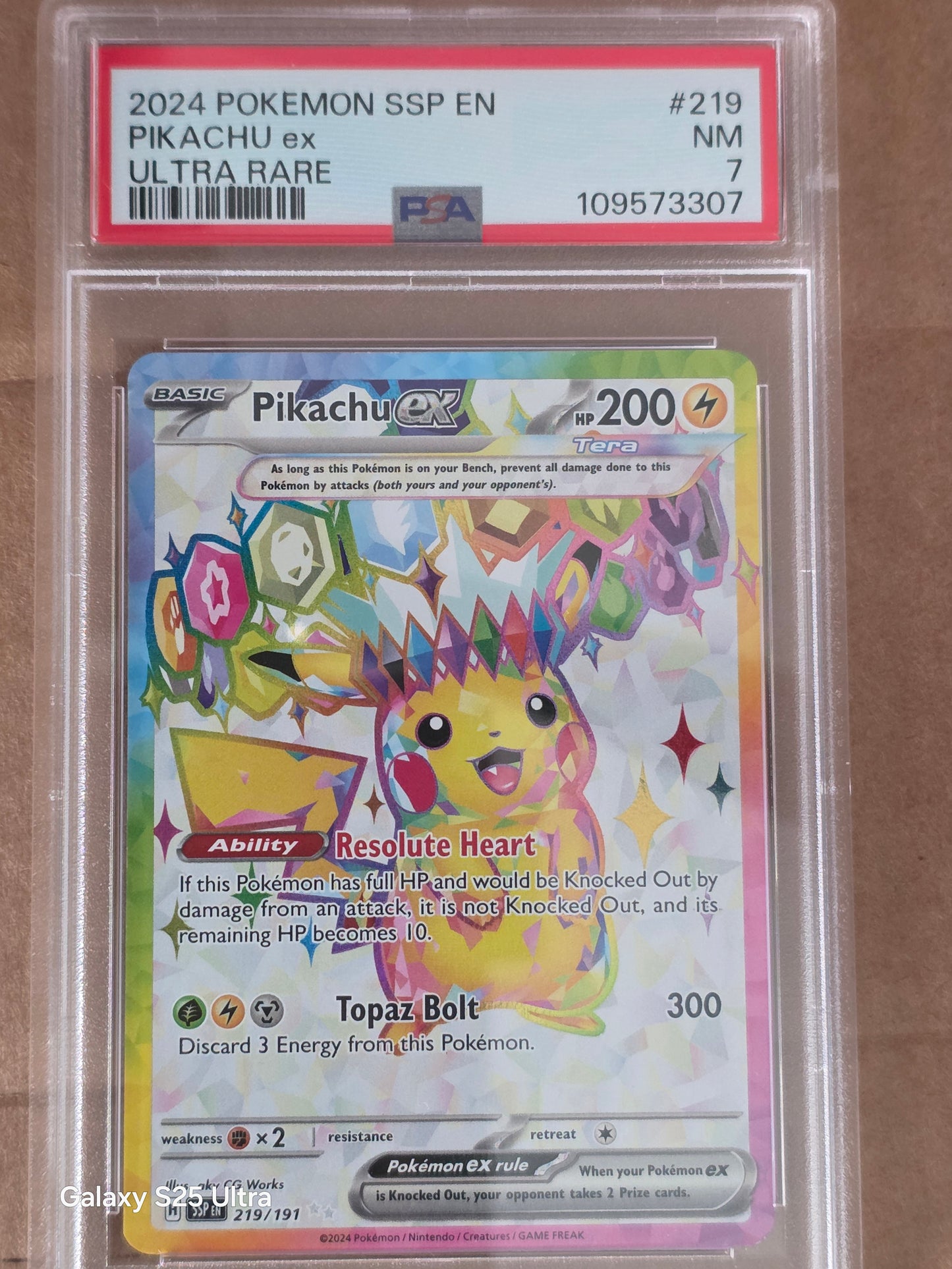 Pikachu ex #219