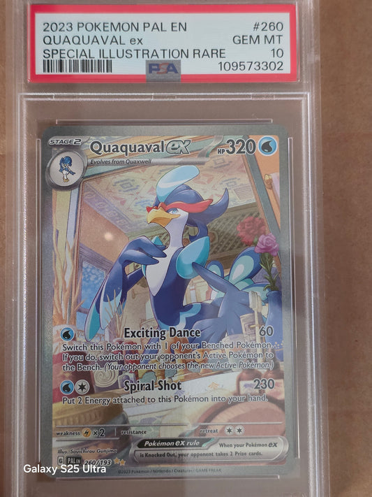2023 Pokemon Paldea Evolved Quaquaval ex Special Illustration Rare #260